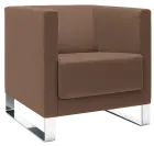 VELA - 1V, křeslo, látka VX EV 2 - látka kapučíno